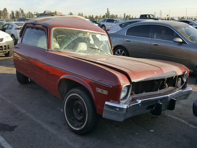 1X27L4L189990 - 1974 CHEVROLET NOVA RED photo 1