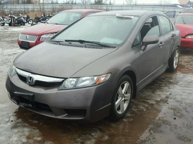 19XFA1F6XBE029587 - 2011 HONDA CIVIC LX-S GRAY photo 2