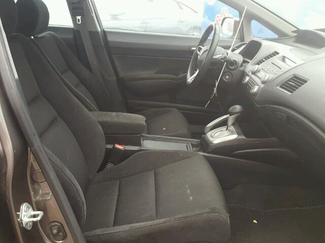 19XFA1F6XBE029587 - 2011 HONDA CIVIC LX-S GRAY photo 5