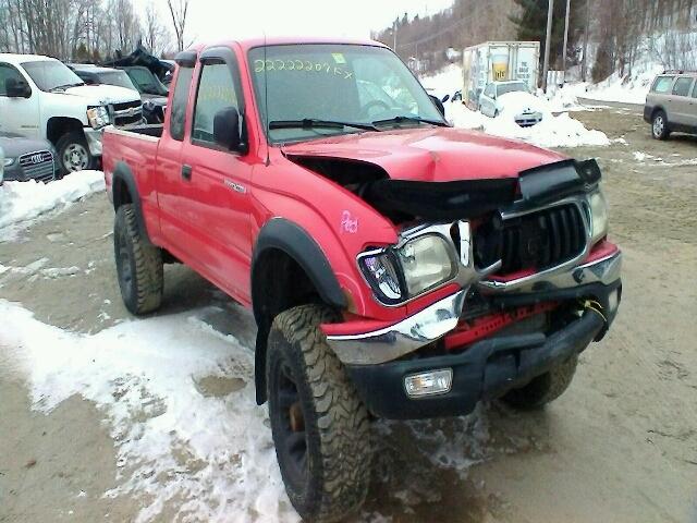 5TEWN72N51Z846302 - 2001 TOYOTA TACOMA XTR RED photo 1