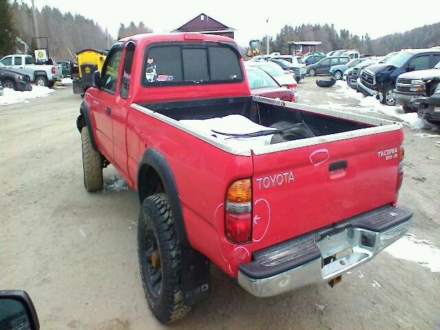 5TEWN72N51Z846302 - 2001 TOYOTA TACOMA XTR RED photo 3