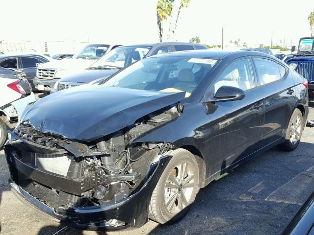 5NPD84LF3JH216205 - 2018 HYUNDAI ELANTRA SE BLACK photo 2