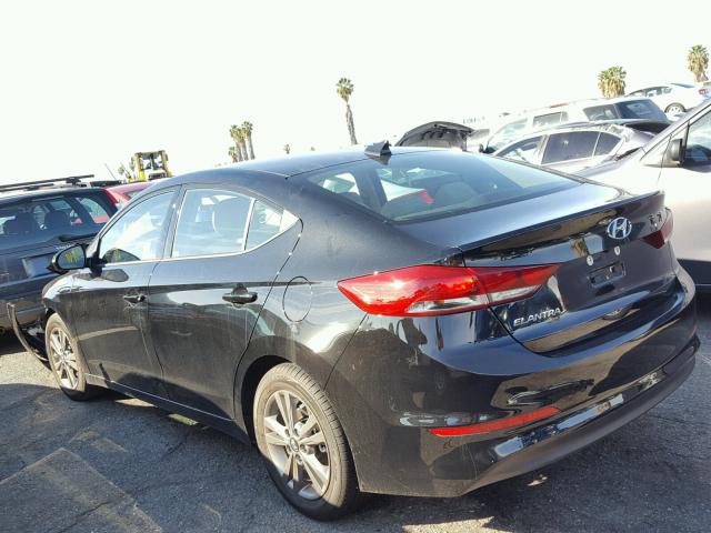 5NPD84LF3JH216205 - 2018 HYUNDAI ELANTRA SE BLACK photo 3