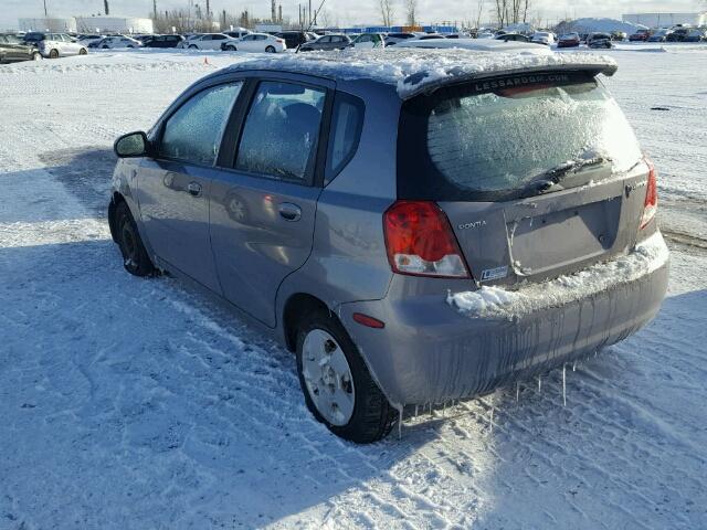 KL2TD65658B175607 - 2008 PONTIAC WAVE GRAY photo 3