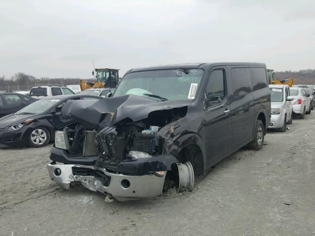 5BZAF0AA5GN854893 - 2016 NISSAN NV 3500 BLACK photo 2