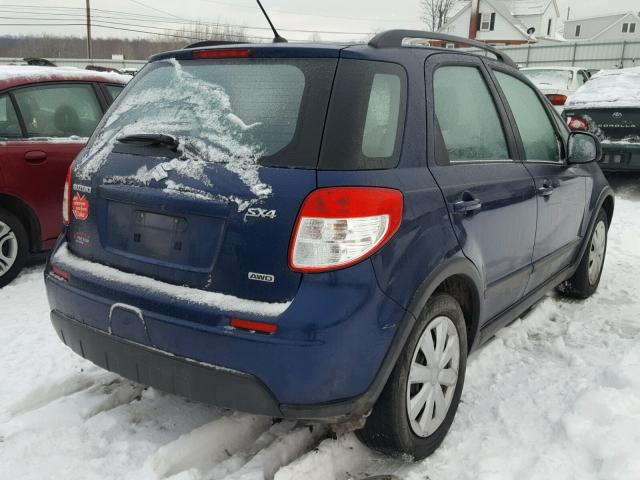 JS2YB5A34A6301796 - 2010 SUZUKI SX4 BASE BLUE photo 4