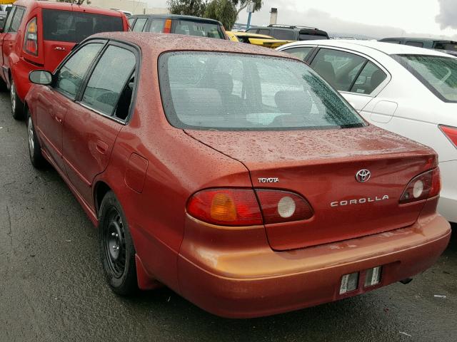 1NXBR12E42Z652348 - 2002 TOYOTA COROLLA CE RED photo 3