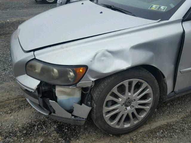 YV1MS682262220896 - 2006 VOLVO S40 T5 SILVER photo 9