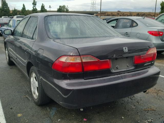 1HGCG6678WA088235 - 1998 HONDA ACCORD EX PURPLE photo 3