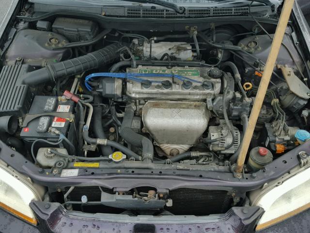 1HGCG6678WA088235 - 1998 HONDA ACCORD EX PURPLE photo 7