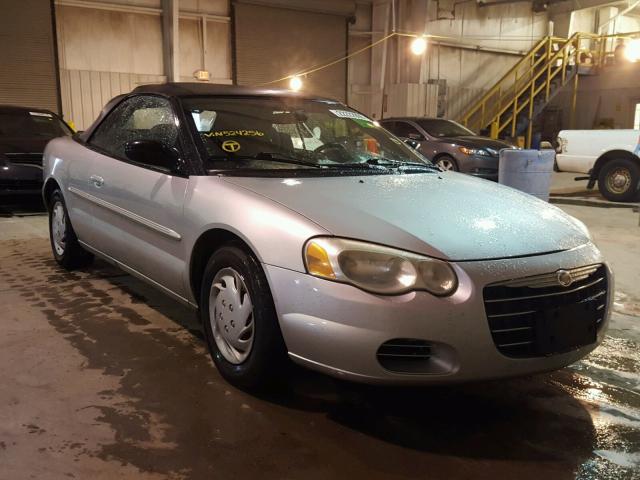 1C3EL45X05N524256 - 2005 CHRYSLER SEBRING SILVER photo 1