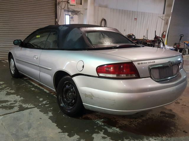 1C3EL45X05N524256 - 2005 CHRYSLER SEBRING SILVER photo 3