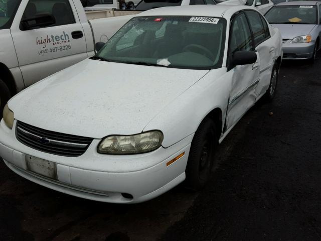 1G1ND52J8Y6277509 - 2000 CHEVROLET MALIBU WHITE photo 2