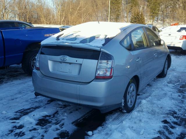 JTDKB20U440007816 - 2004 TOYOTA PRIUS SILVER photo 4