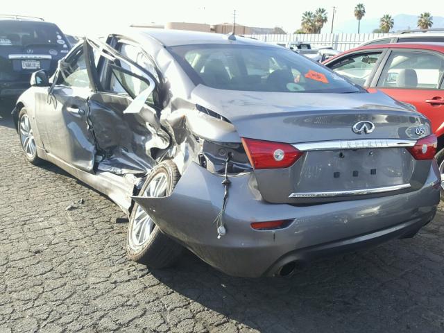 JN1BV7AP8FM346817 - 2015 INFINITI Q50 BASE 银色 照片 3