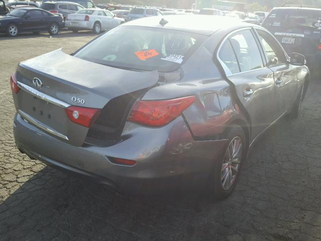 JN1BV7AP8FM346817 - 2015 INFINITI Q50 BASE 银色 照片 4