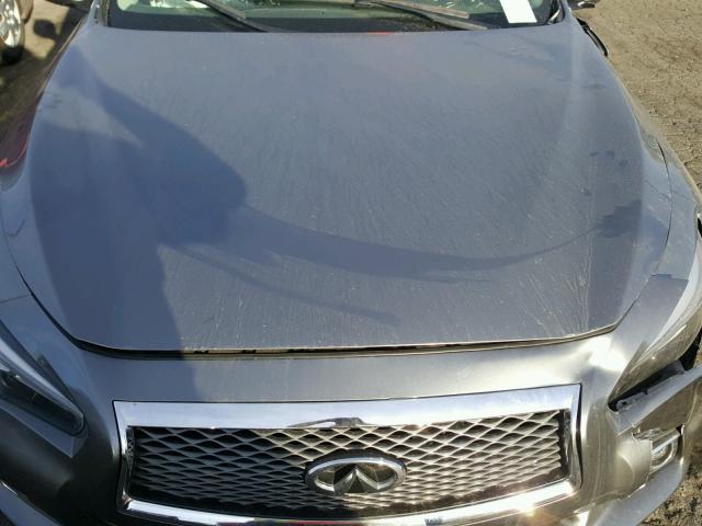 JN1BV7AP8FM346817 - 2015 INFINITI Q50 BASE 银色 照片 7