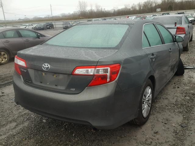 4T1BF1FK1DU693242 - 2013 TOYOTA CAMRY L GRAY photo 4