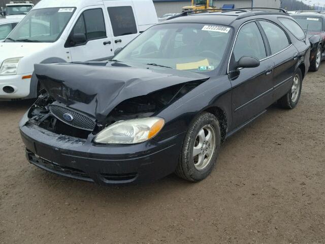 1FAFP58294A211891 - 2004 FORD TAURUS SE BLACK photo 2