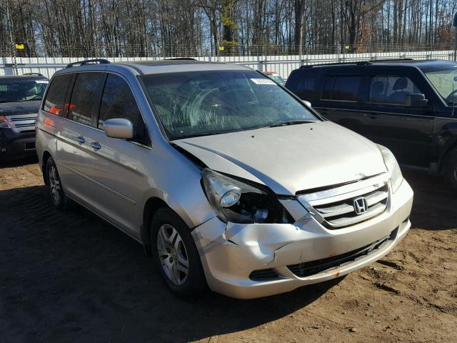 5FNRL38777B448099 - 2007 HONDA ODYSSEY EX SILVER photo 1