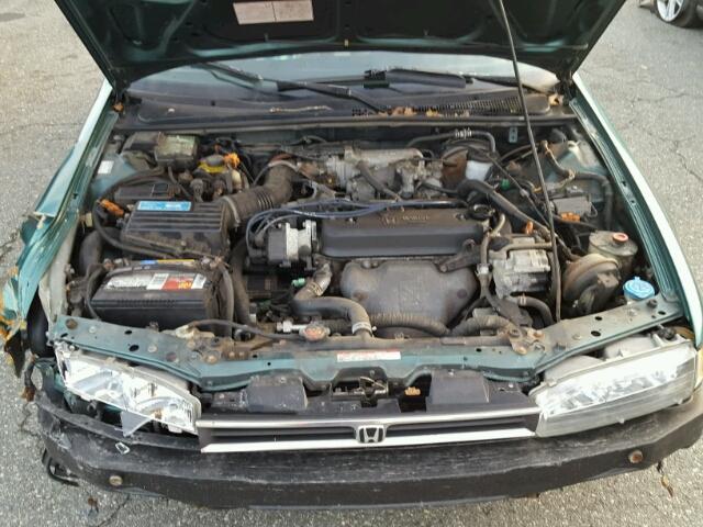 1HGCB7673NA147372 - 1992 HONDA ACCORD EX GREEN photo 7