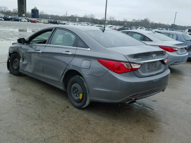 5NPEC4AC0BH269991 - 2011 HYUNDAI SONATA SE CHARCOAL photo 3