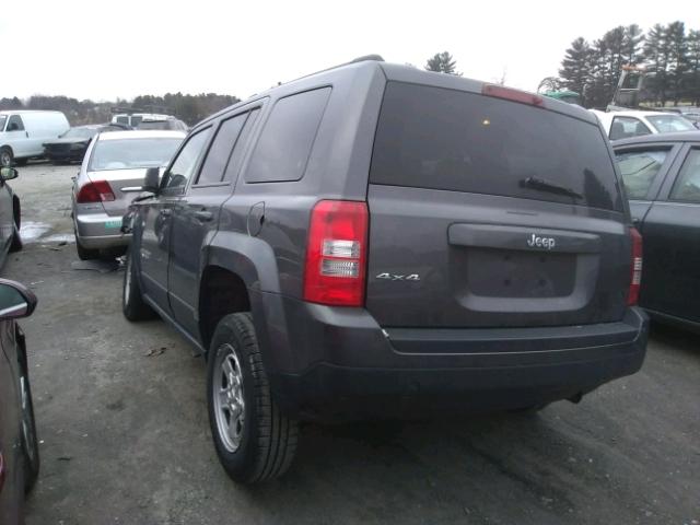 1C4NJRBB4FD412526 - 2015 JEEP PATRIOT SP GRAY photo 3