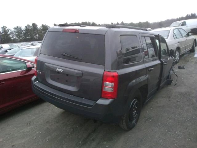 1C4NJRBB4FD412526 - 2015 JEEP PATRIOT SP GRAY photo 4