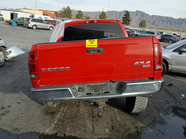 1D7HU16N73J612152 - 2003 DODGE RAM 1500 S RED photo 6