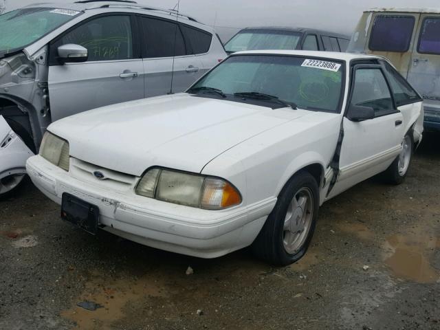 1FACP41E6PF207886 - 1993 FORD MUSTANG LX WHITE photo 2