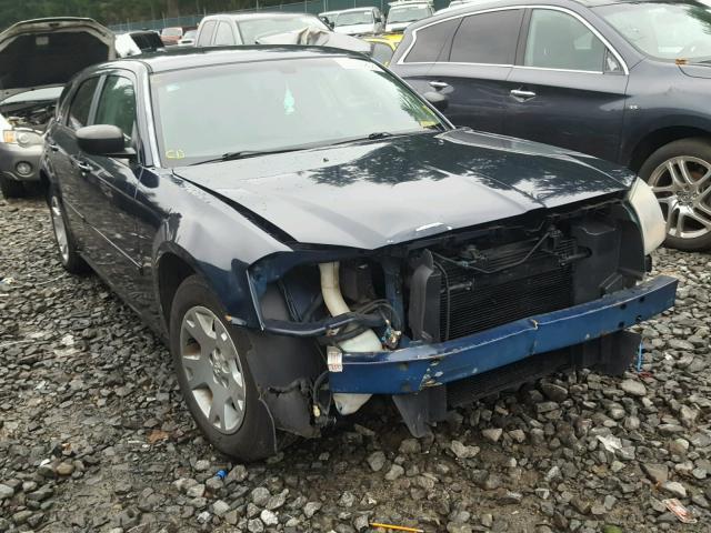 2D4FV48T05H650616 - 2005 DODGE MAGNUM SE BLUE photo 1