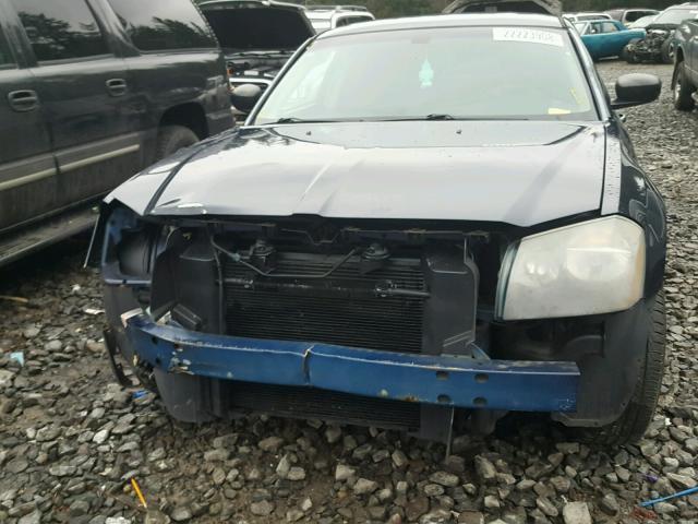 2D4FV48T05H650616 - 2005 DODGE MAGNUM SE BLUE photo 9