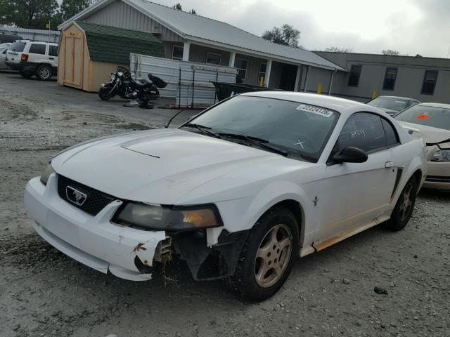 1FAFP40443F354711 - 2003 FORD MUSTANG WHITE photo 2