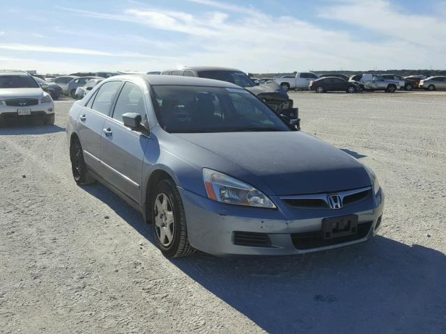 1HGCM56497A123424 - 2007 HONDA ACCORD LX BLUE photo 1