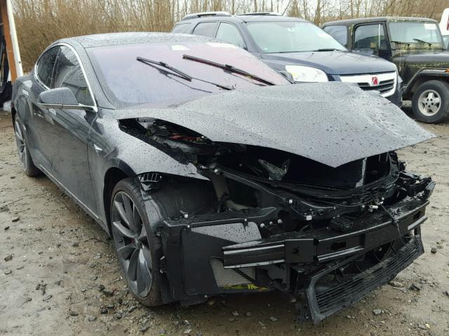 5YJSA1E45HF233117 - 2017 TESLA MODEL S BLACK photo 1