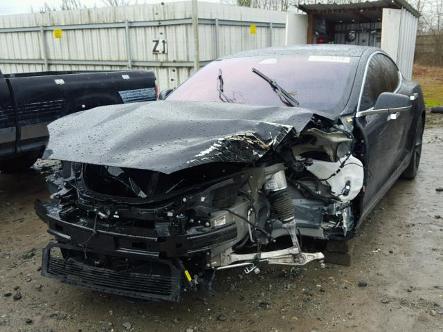 5YJSA1E45HF233117 - 2017 TESLA MODEL S 黑色 照片 2