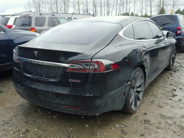 5YJSA1E45HF233117 - 2017 TESLA MODEL S BLACK photo 4