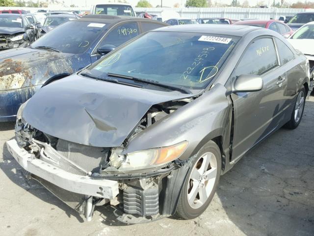 2HGFG11846H518392 - 2006 HONDA CIVIC EX BROWN photo 2