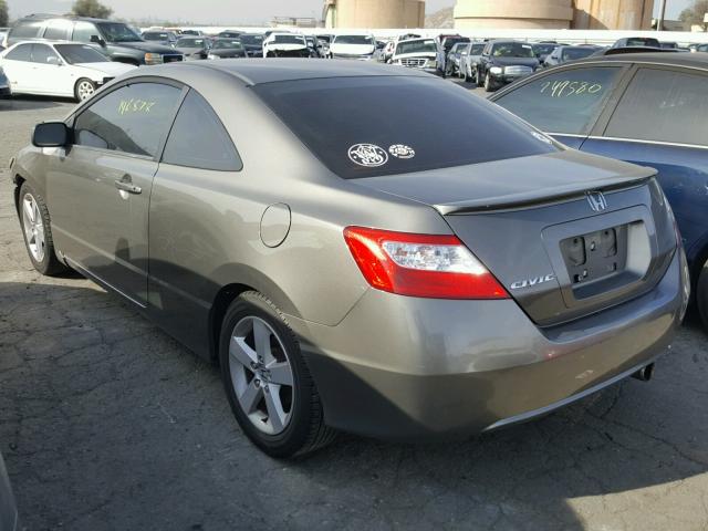 2HGFG11846H518392 - 2006 HONDA CIVIC EX ყავისფერი ფოტო 3