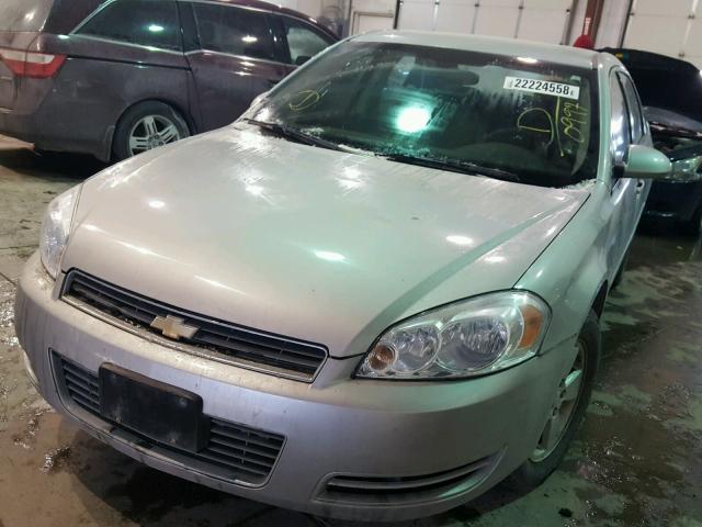 2G1WT58NX79320997 - 2007 CHEVROLET IMPALA LT SILVER photo 2