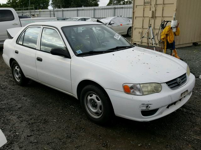 1NXBR12E32Z567503 - 2002 TOYOTA COROLLA CE WHITE photo 1