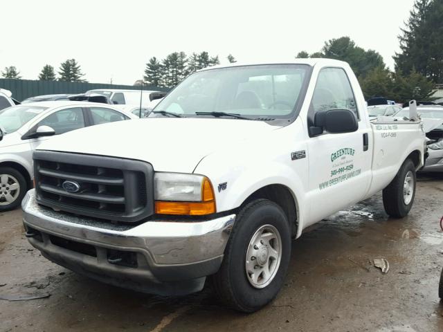 1FTNF20L41EC45334 - 2001 FORD F250 SUPER WHITE photo 2