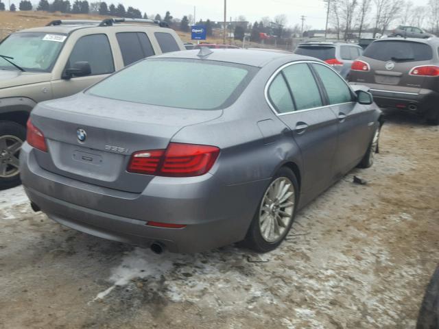 WBAFU7C59CDU65773 - 2012 BMW 535 XI Մոխրագույն լուսանկար 4