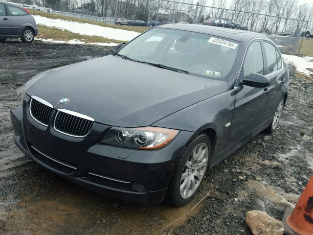 WBAVB73557P100030 - 2007 BMW 335 I BLACK photo 2