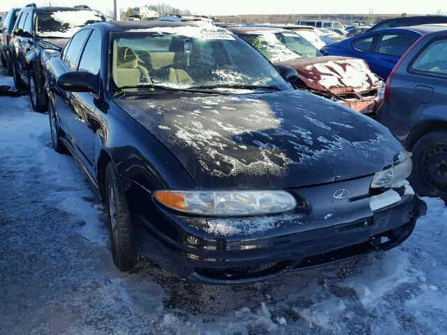 1G3NK52F43C163719 - 2003 OLDSMOBILE ALERO GX BLACK photo 1