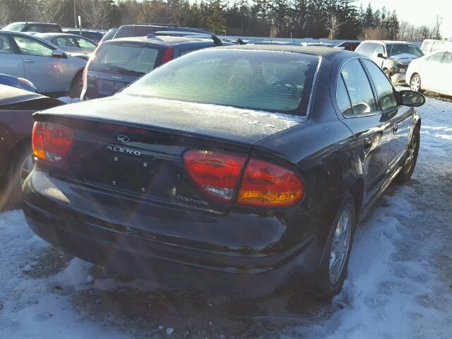 1G3NK52F43C163719 - 2003 OLDSMOBILE ALERO GX BLACK photo 4