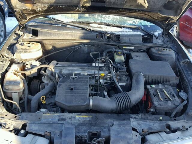 1G3NK52F43C163719 - 2003 OLDSMOBILE ALERO GX BLACK photo 7