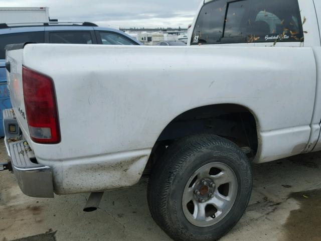 3D7HU18N42G170718 - 2002 DODGE RAM 1500 WHITE photo 9