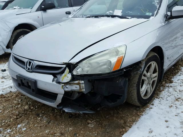 1HGCM568X6A090466 - 2006 HONDA ACCORD EX SILVER photo 9