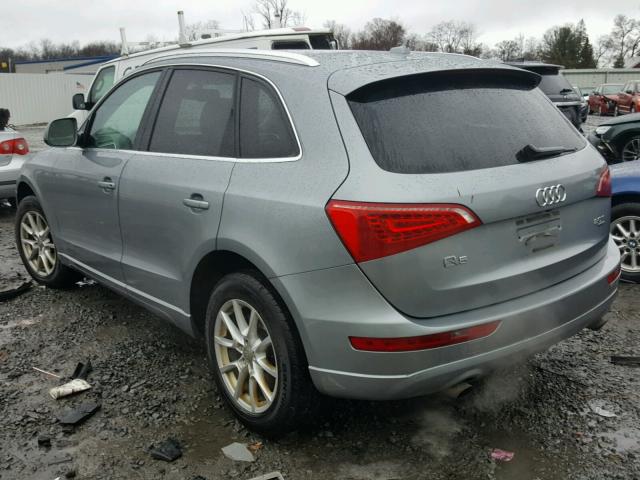 WA1LFAFP6BA103307 - 2011 AUDI Q5 PREMIUM GRAY photo 3